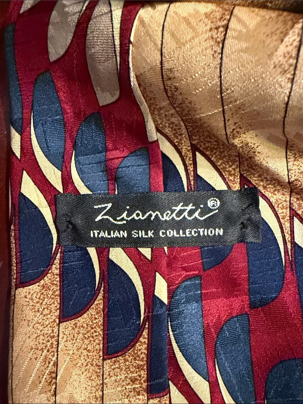 Three-Tie Set - multi colored, multi-patterned.